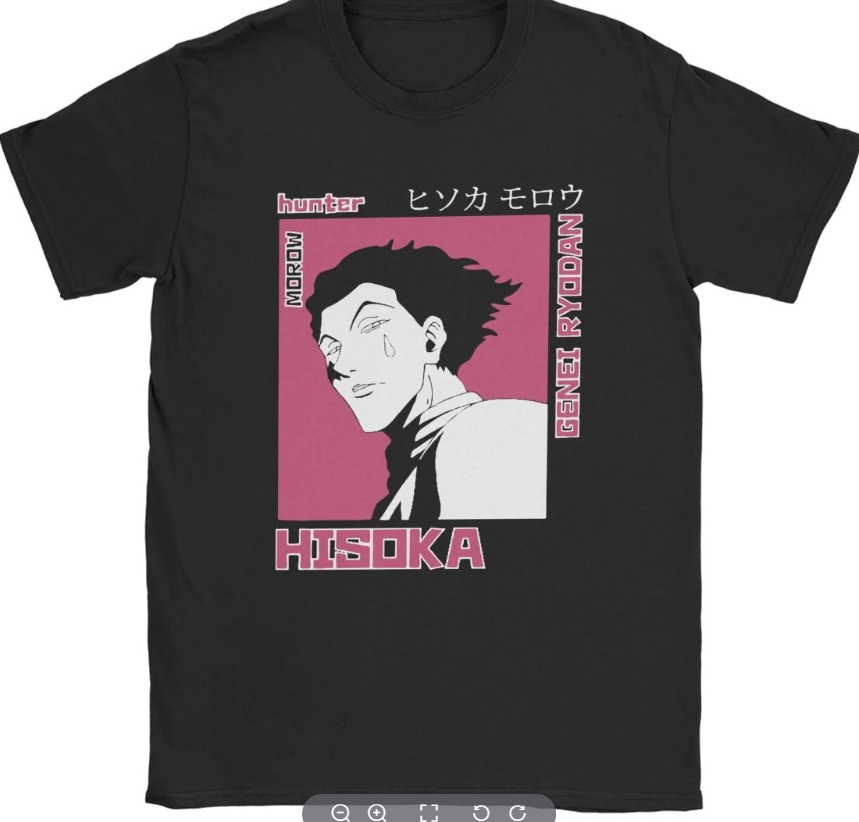 HXH HISOKA MOROW BLACK TEE